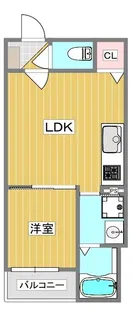 HALIOS RESIDENCE【402号室】の間取り