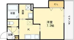 クレアール西今川【301号室】の間取り