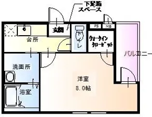 フォーリーブス 33 C棟【101号室】の間取り