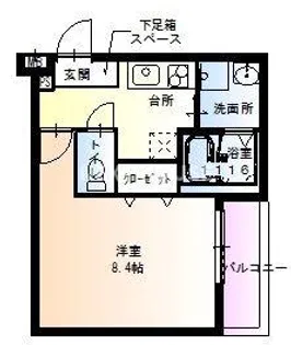フジパレス長曽根町【305号室】の間取り