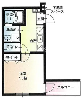 フジパレス長原イースト【302号室】の間取り