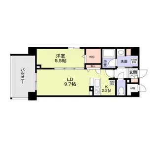 Sunny Place【6階】の間取り