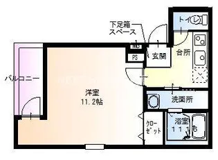 フジパレス 中加賀屋Ⅰ番館【303号室】の間取り