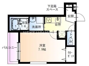 フジパレス平野郷Ⅲ番館【3階】の間取り