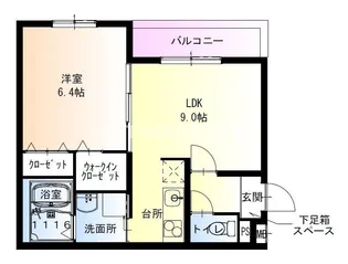 フジパレス御陵通り【201号室】の間取り