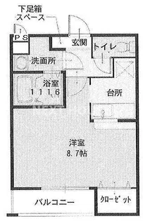 フジパレス駒川中野【3階】の間取り