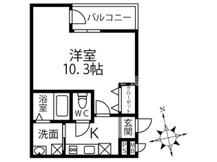 フジパレス 阪南町Ⅱ番館【105号室】の間取り