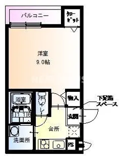 フジパレス駒川中野Ⅱ番館【103号室】の間取り