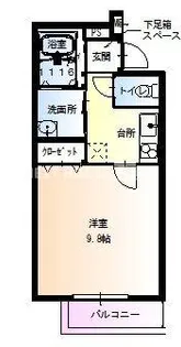 フジパレス堺南長尾Ⅴ番館【302号室】の間取り