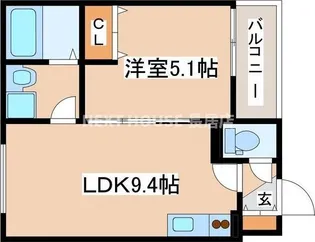 SERIRIA COMFORT:ABIKO【205号室】の間取り