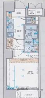 アドバンス上町台グレイス【1203号室】の間取り