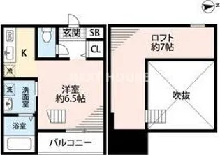 Grand Jete【201号室】の間取り