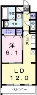 ヴィオラ住吉ノ杜【102号室】の間取り
