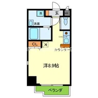ボナールIZUMI【503号室】の間取り