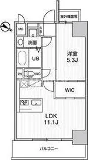 LaDouceur西天満【701号室】の間取り