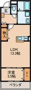REGIES中百舌鳥【203号室】の間取り