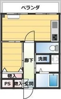 ポートヴィラメイセイ【10階】の間取り