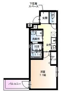 フジパレスあびこⅥ番館【202号室】の間取り
