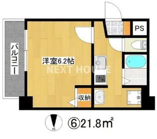 グランパシフィック聖天坂【7階】の間取り