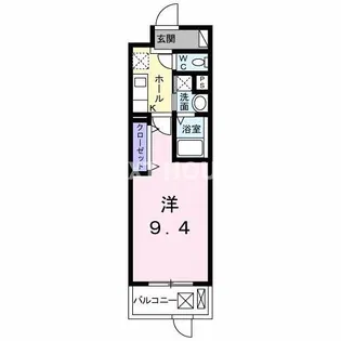 フローレンス天下茶屋【103号室】の間取り