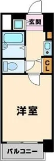 プレサンス阿倍野阪南町【4階】の間取り
