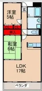 シューベリアヒラノ【605号室】の間取り