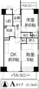 アメニティ西脇【5階】の間取り