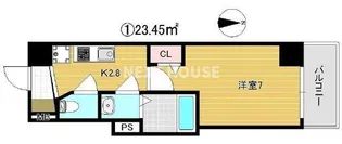 グランパシフィック今里駅前【7階】の間取り
