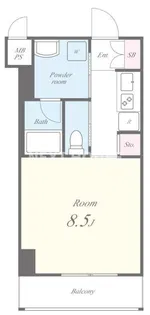 城北テラス【6階】の間取り