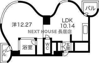 ZEUS α【11階】の間取り