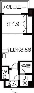 CHOEI65 プレジオ中津【3階】の間取り