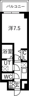グランデュール大今里西【5階】の間取り
