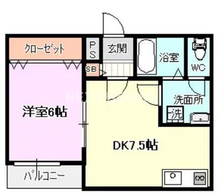 ノイヴェル此花【3階】の間取り