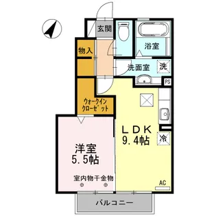 静岡県榛原郡吉田町川尻【アパート】の間取り