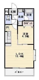 静岡県牧之原市勝俣【マンション】の間取り