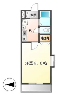 静岡県藤枝市田沼3丁目【マンション】の間取り