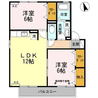 静岡県焼津市焼津2丁目【アパート】の間取り