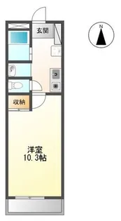 静岡県藤枝市田沼4丁目【マンション】の間取り