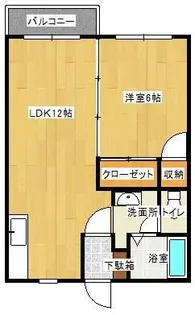 静岡県藤枝市緑町2丁目【アパート】の間取り