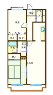 静岡県焼津市小土【アパート】の間取り