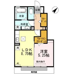 静岡県藤枝市五十海4丁目【アパート】の間取り