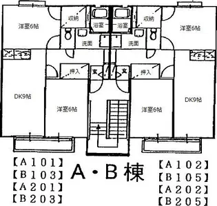 静岡県焼津市五ケ堀之内【アパート】の間取り