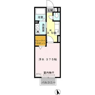 静岡県焼津市焼津1丁目【アパート】の間取り