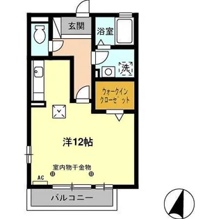 静岡県焼津市東道原【アパート】の間取り