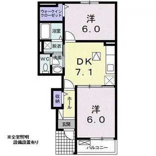 静岡県焼津市高新田【アパート】の間取り