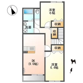 静岡県掛川市逆川【アパート】の間取り