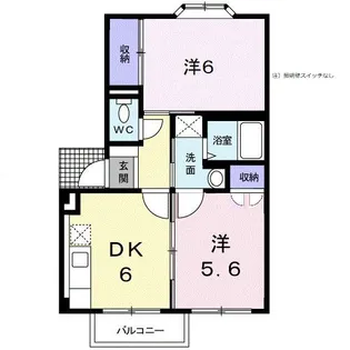 静岡県焼津市五ケ堀之内【アパート】の間取り