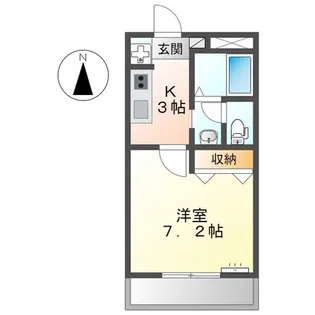 静岡県藤枝市下青島【アパート】の間取り