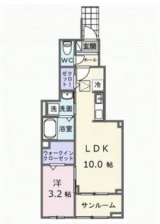 静岡県藤枝市志太4丁目【アパート】の間取り