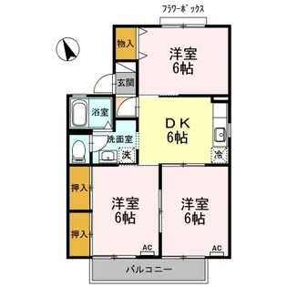 静岡県藤枝市瀬古2丁目【アパート】の間取り